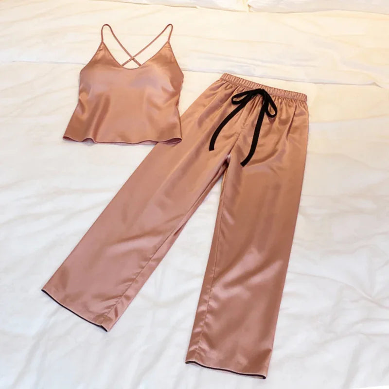 Pajama Set Soft Knit Style Lounge