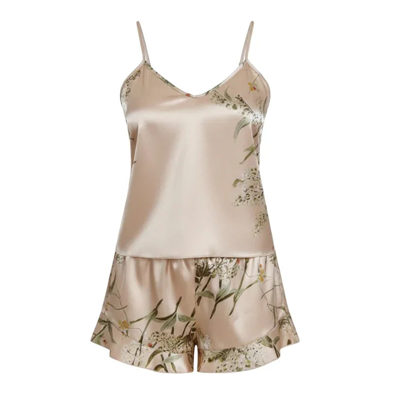 Babydoll de seda con corte sutil y acampanado