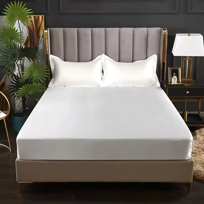 Minimalistisch beddengoed met een strakke pasvorm en een verkoelend gevoel