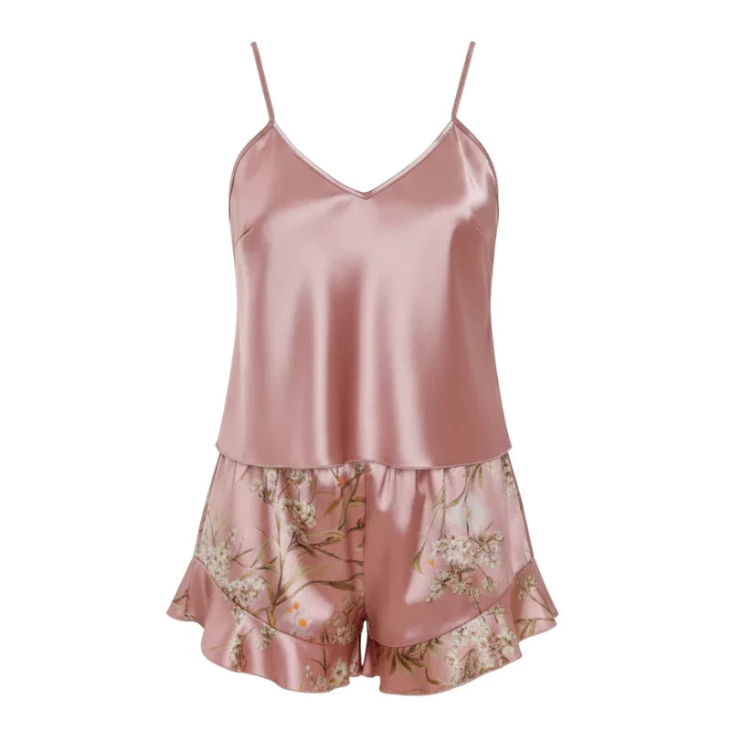 Babydoll de seda con corte sutil y acampanado