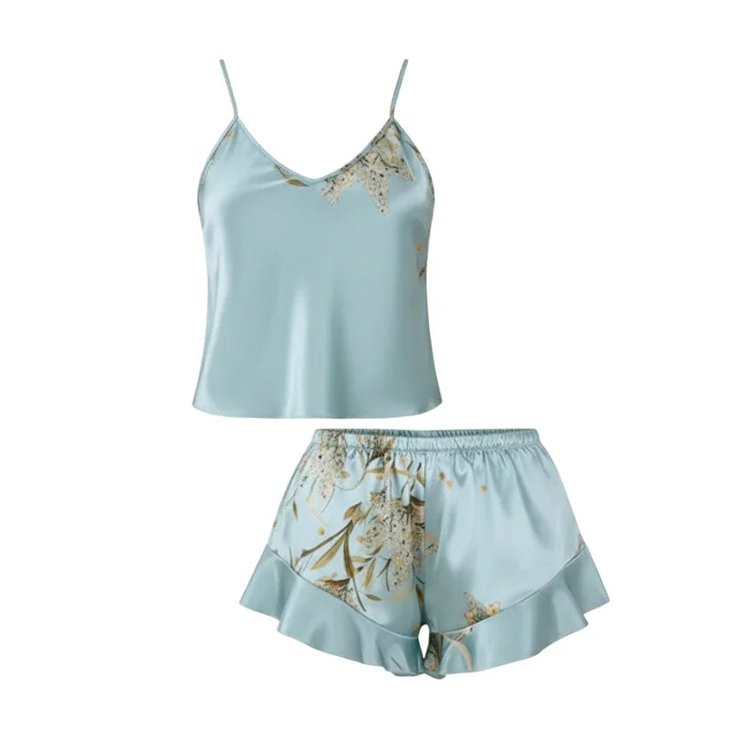 Babydoll de seda con corte sutil y acampanado