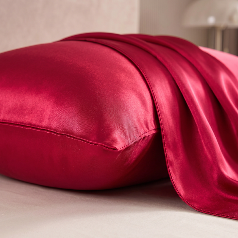 Taies d'oreiller en satin avec sensation de fraîcheur