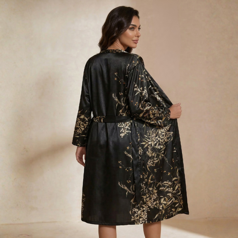 Seidennachthemd Golden Whisper Kimono