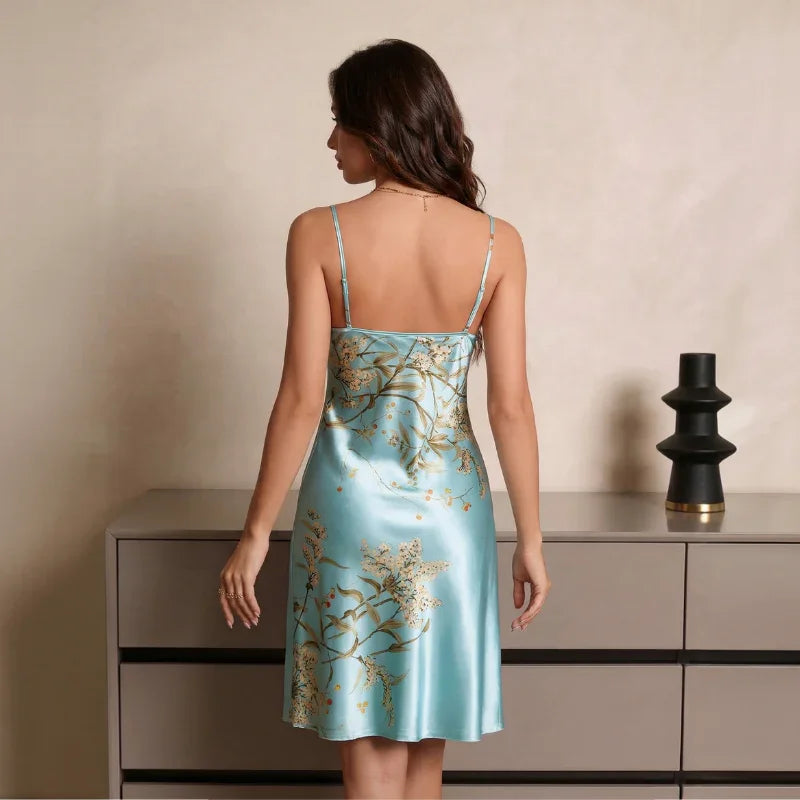 Nightgown Baroque Print Mid Length