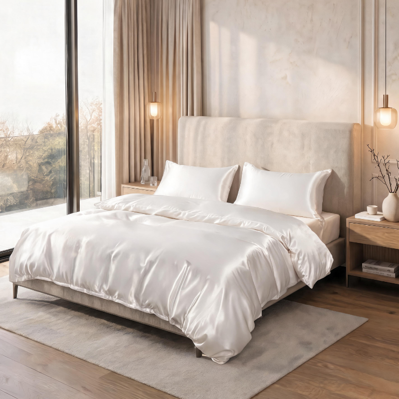 Premium Bedding Set with Plush Duvet and Silky Texture