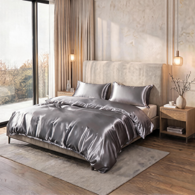 Premium Bedding Set with Plush Duvet and Silky Texture