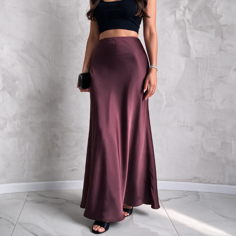 Seidennachthemd mit Spitzen-Robe Duo