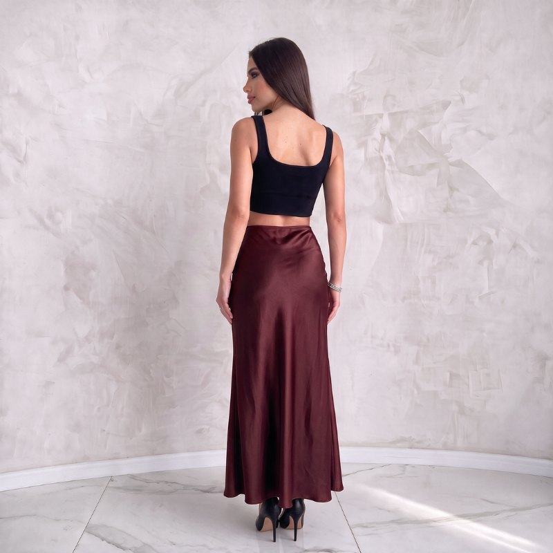 Silky Luxe Maxi Skirt - Statement