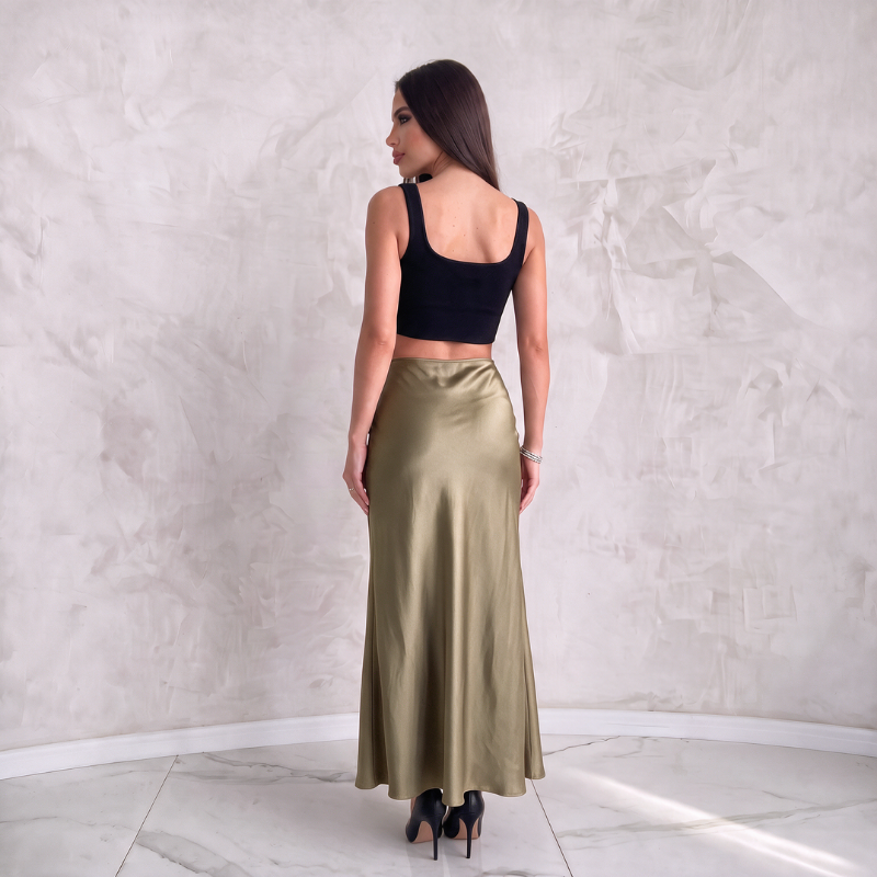 Silky Luxe Maxi Skirt - Statement