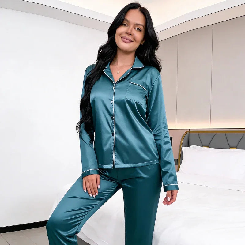 Pajama Set Classic Buttons