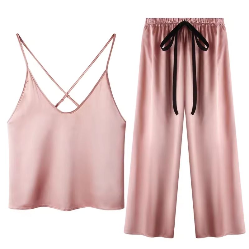 Silk Pajama Set Soft Knit Style Lounge