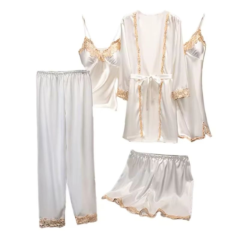 Silk Pajama Set 5‑Piece Lounge Deluxe