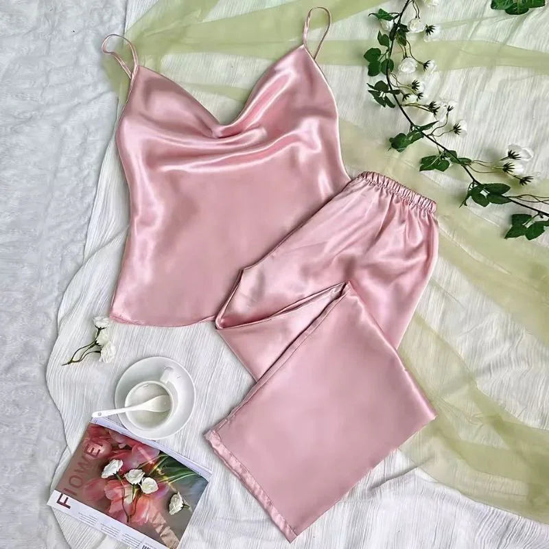 Pajama Set Relaxed Fit Cami & Pants