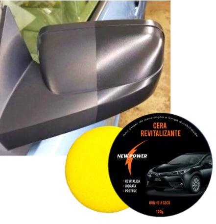 Kit 3 Ceras (360g) Revitalizadora de Painel + Retrovisor + Parachoque