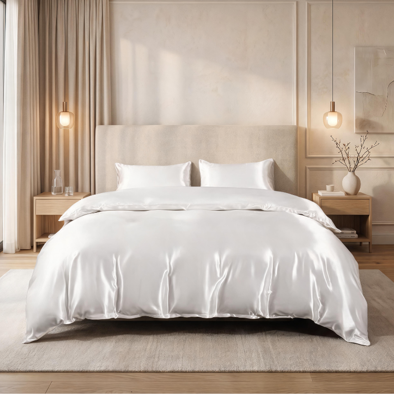 Premium Bedding Set with Plush Duvet and Silky Texture