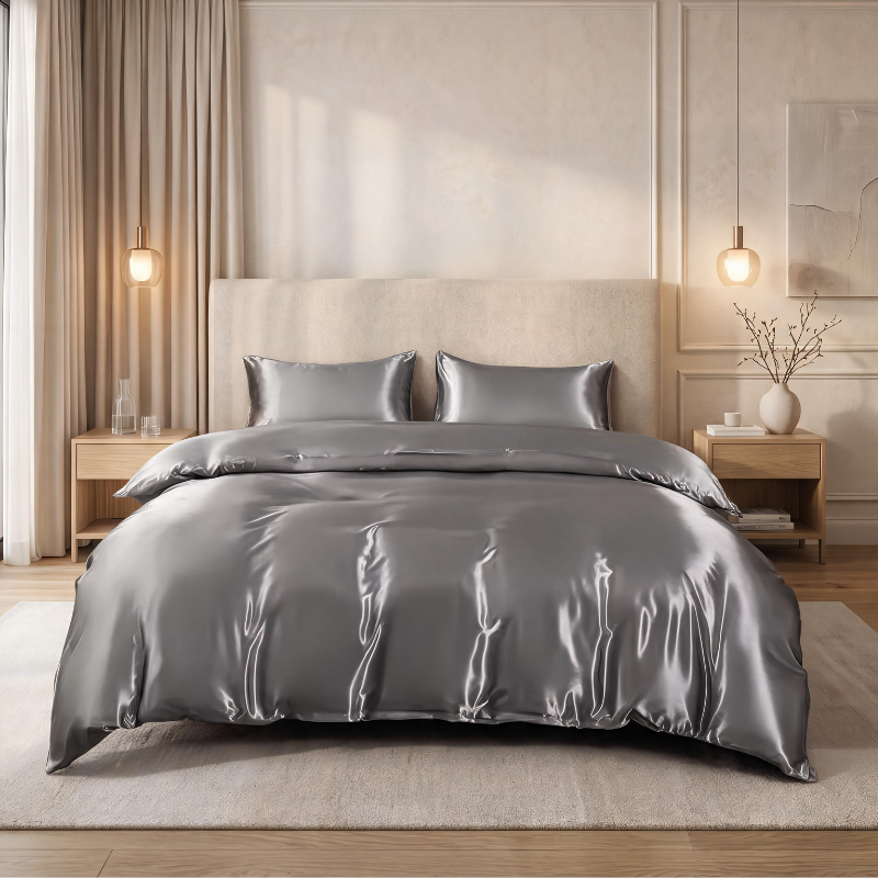 Premium Bedding Set with Plush Duvet and Silky Texture