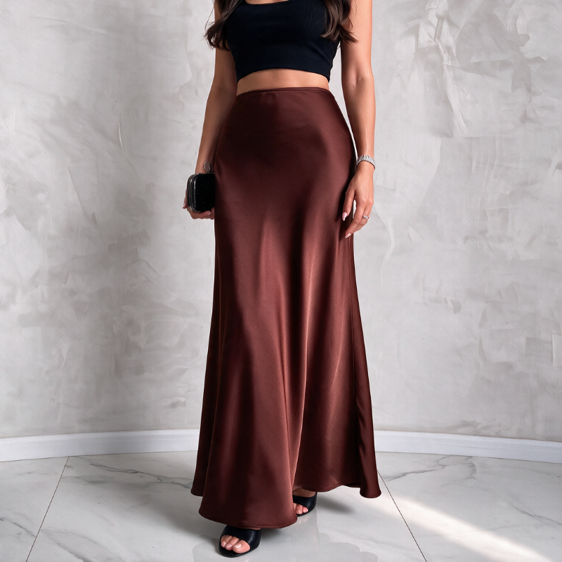 Silky Luxe Maxi Skirt - Statement