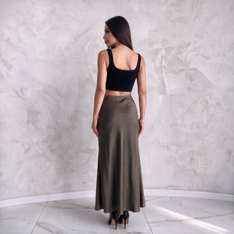 Silky Luxe Maxi Skirt - Statement