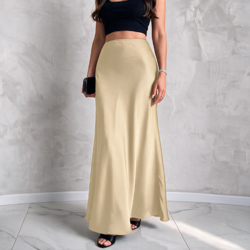 Silky Luxe Maxi Skirt - Statement