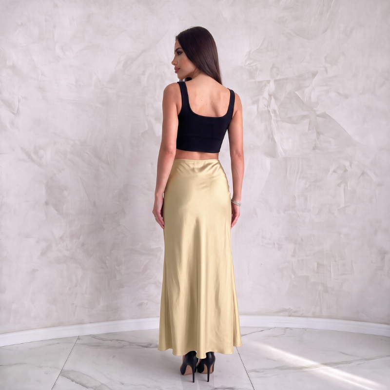 Silky Luxe Maxi Skirt - Statement