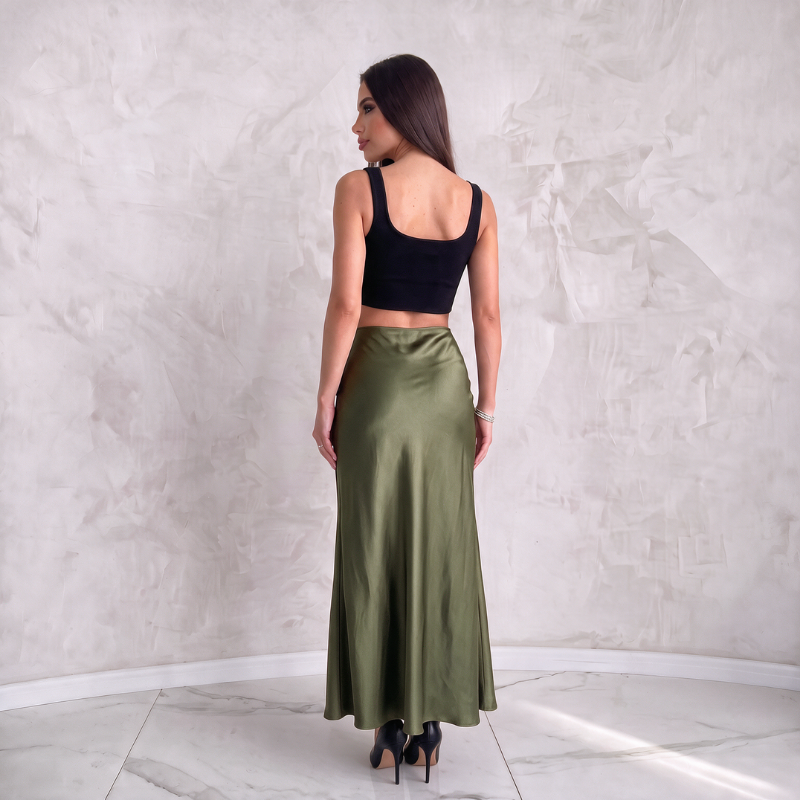 Silky Luxe Maxi Skirt - Statement