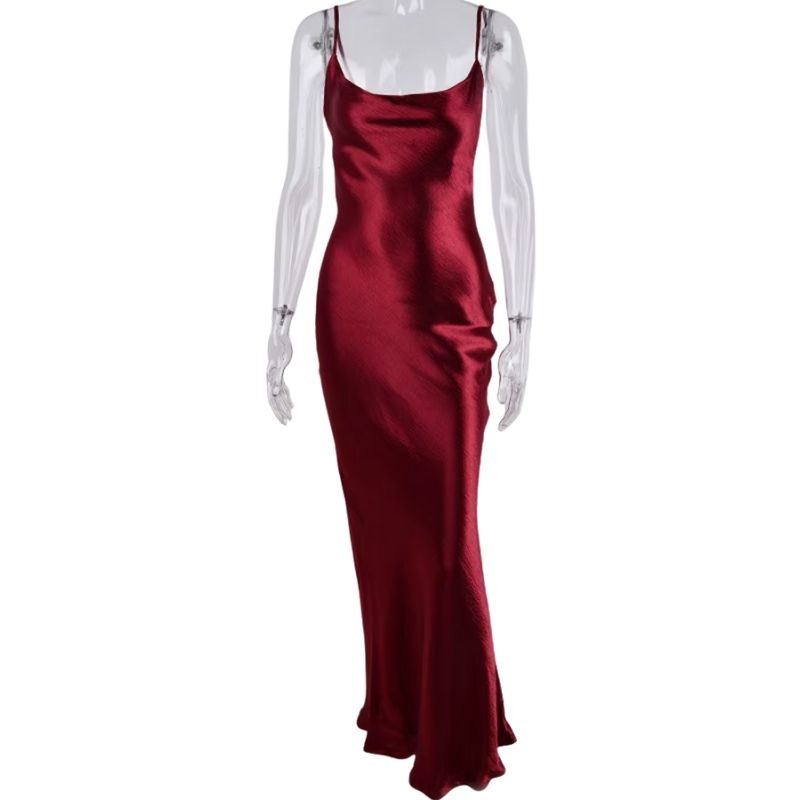 Silk Dress Simple Slip Lounge Fit