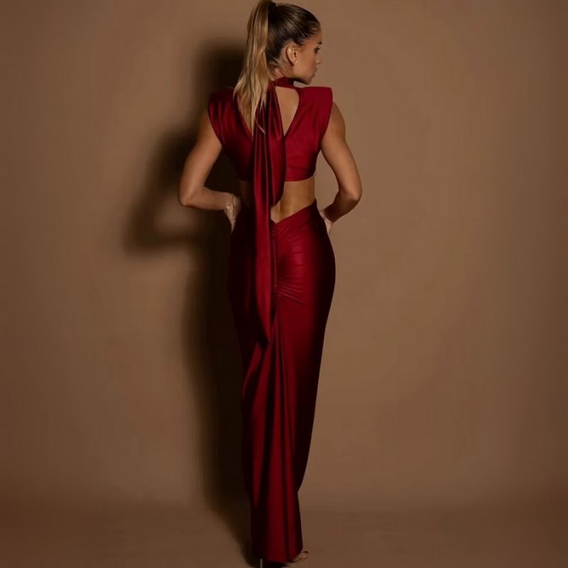 Silk Dress High Neck Infinite Grace