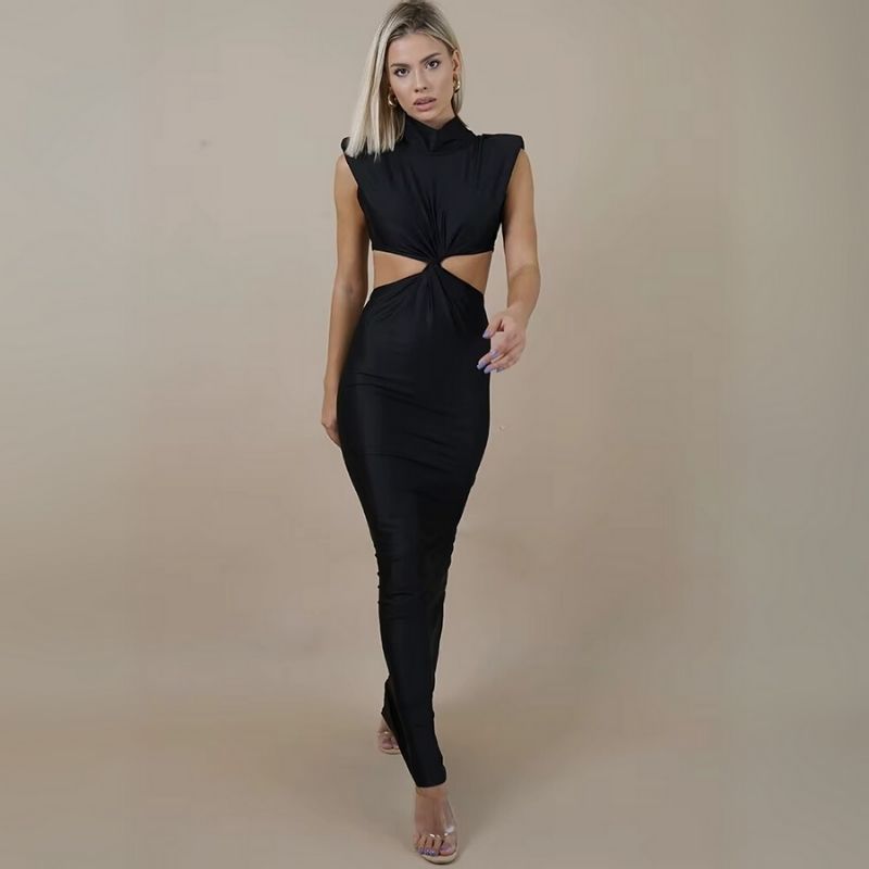 Silk Dress High Neck Infinite Grace