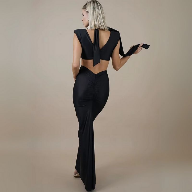 Silk Dress High Neck Infinite Grace