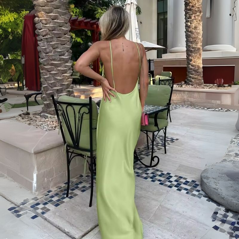 Silk Dress Thin Strap Bliss Touch