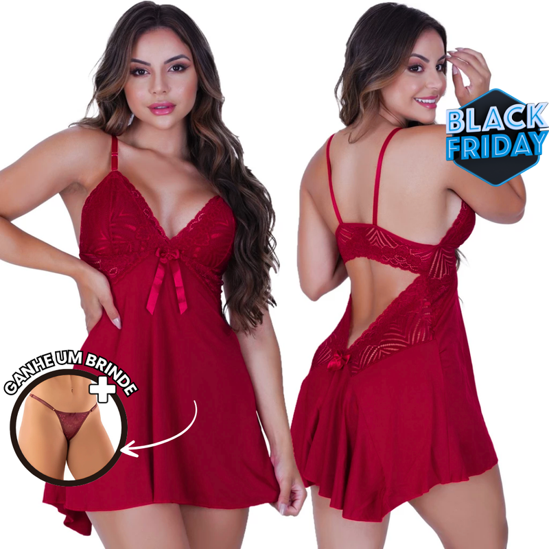 Camisola Sexy Love - GANHE UMA CALCINHA - FRETE GRÁTIS + 30% DE DESCONTO