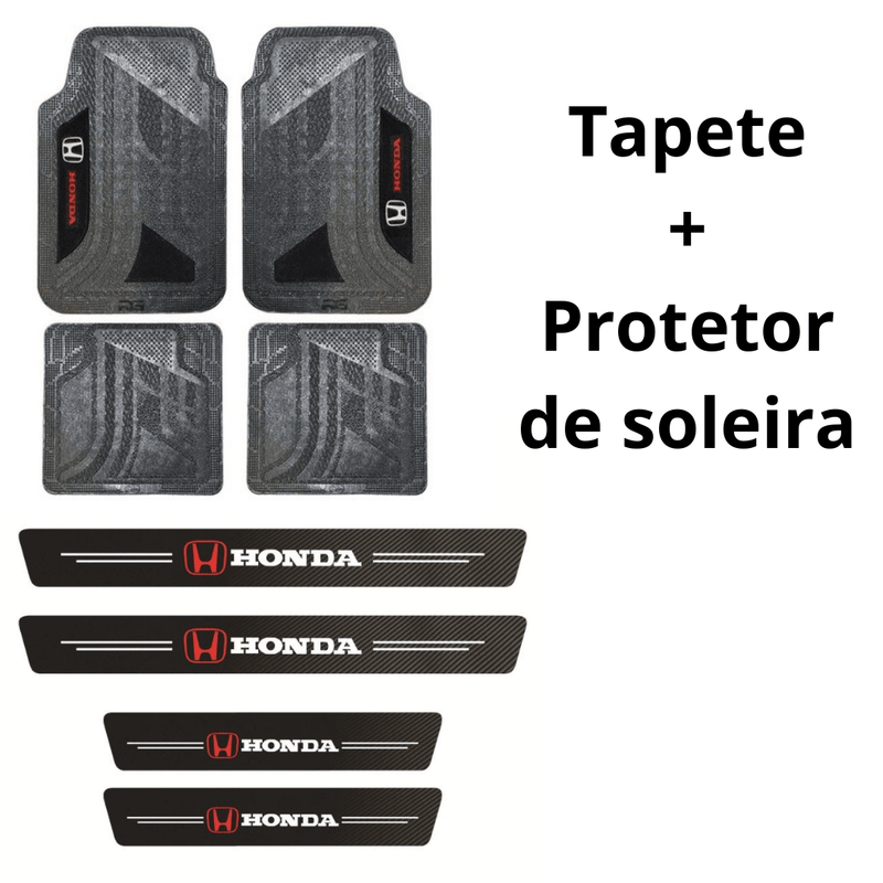 Tapete Honda + Protetor de soleira Honda