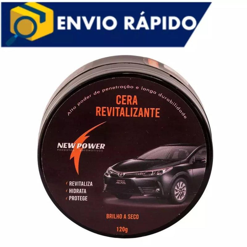 Cera (120g) Revitalizadora de Painel + Retrovisor + Parachoque