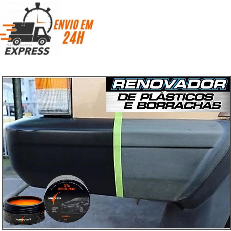 KIT Borda Tampa Traseira Toyota Hillux + Cera Revitalizadora