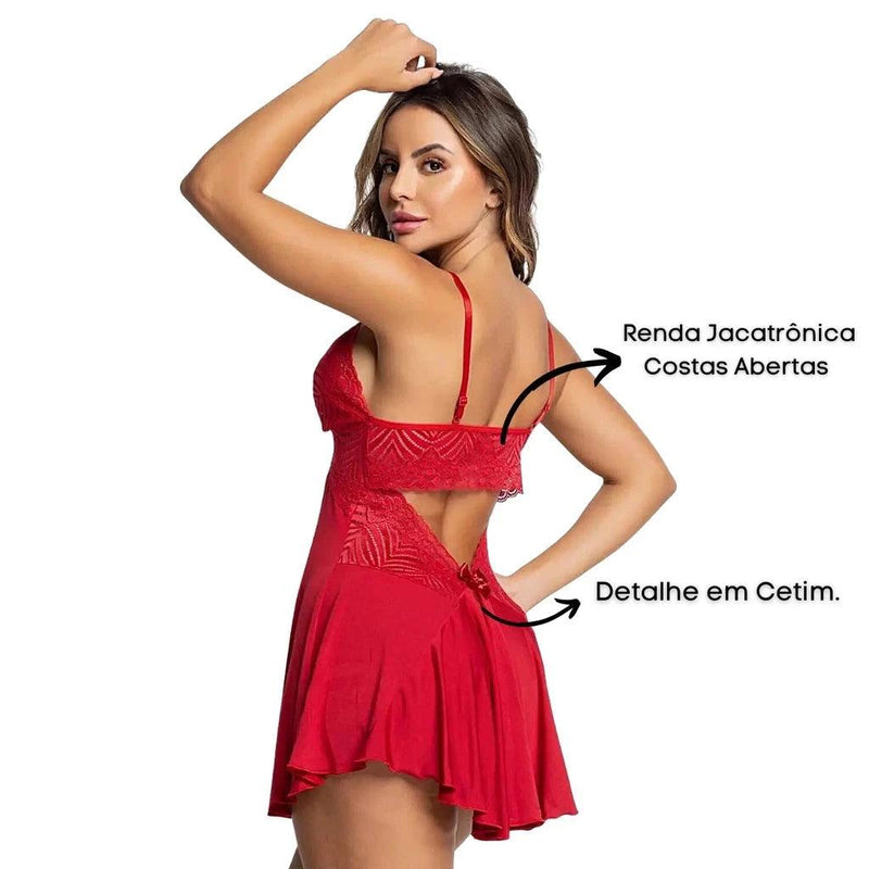 Camisola Sexy Love - GANHE UMA CALCINHA - FRETE GRÁTIS + 30% DE DESCONTO