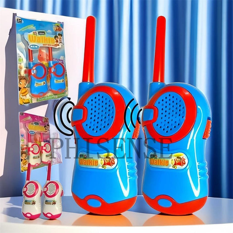 KIT Walkie Takie Radio Comunicador Infantil De Brinquedo 100m