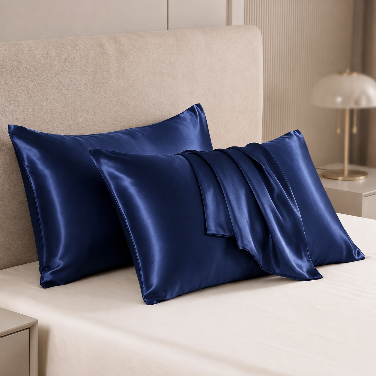 Pillowcases in Satin with Cooling Sensation